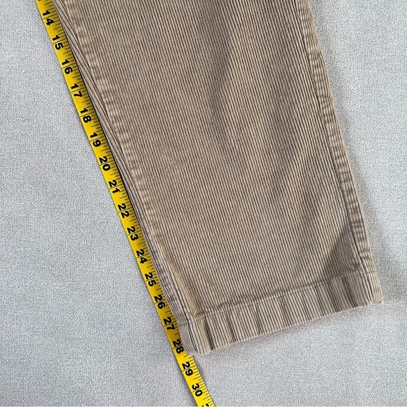 L.L. Bean Vintage Comfort Waist Corduroy Pants. Khaki/Brown. 36x29. - Picture 8 of 8